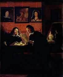 Two Men in a Studio
